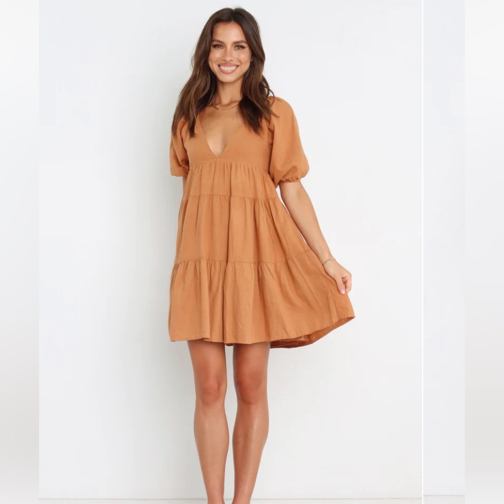 Petal + Pup Lorey Dress-Tan